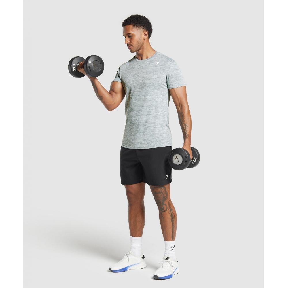 Gymshark Arrival Marl T shirT celesTe Blue whiTe Marl A2a1i Udl6