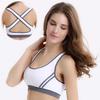 Shockproof Wirefree Cross Back Sports Bra for Running & Yoga