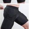 Mens Padded Compression Shorts Protection Undershort Best for Basketball,Football,Hockey,Cycling,Ice Skating and Contact Sports