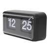 Retro Flip Clock Multifunctional Stylish Innovative Mechanical Flip Desk Clock with Clear Cover for