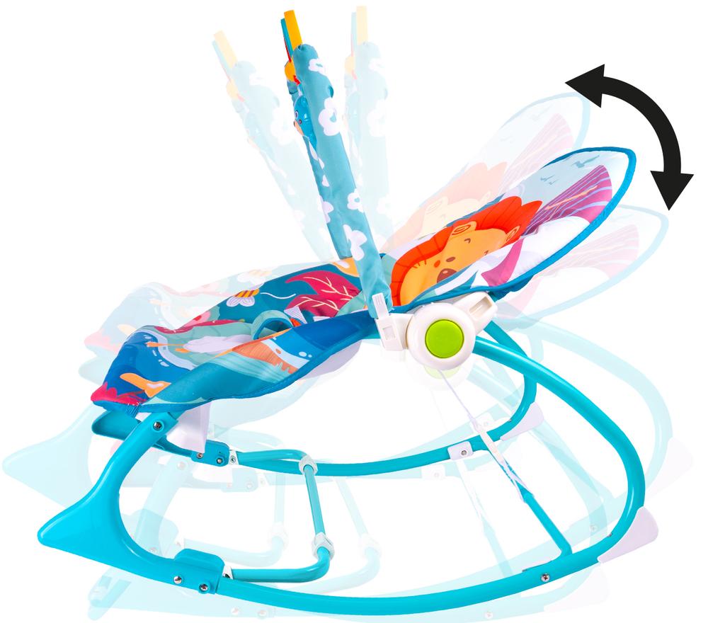 Blue Lion Baby Vibration Rocking Chair and Bouncer