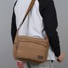Men's High Quality Canvas Shoulder Bag – Fashion Crossbody Tote for Casual Outings Travel & Office