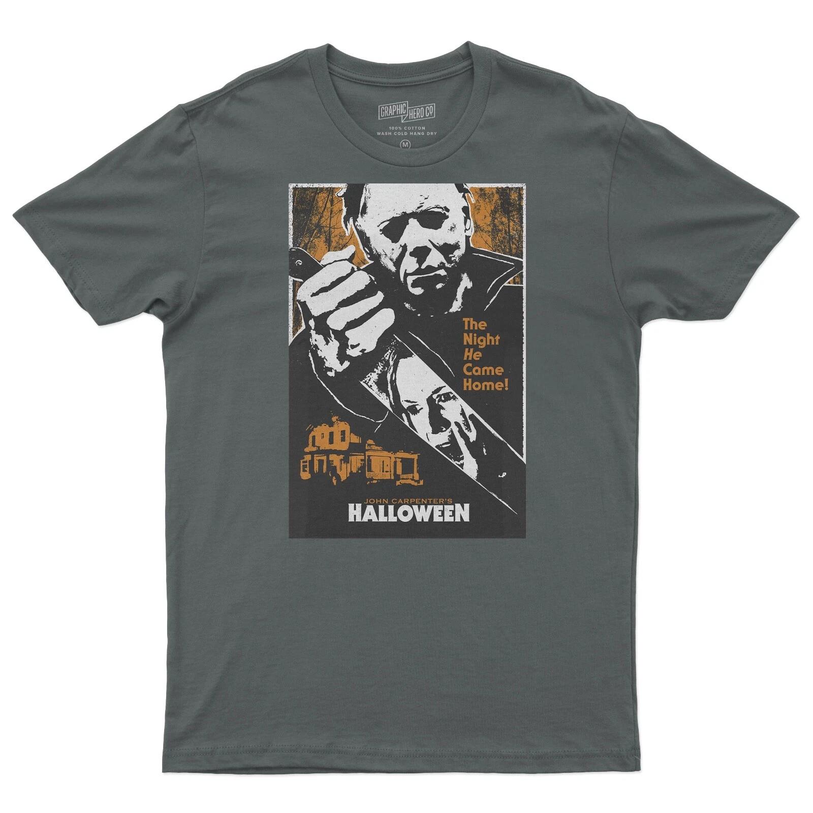 Film Movie Retro Horror Birthday Halloween Funny T Shirt For Michael Myers Fans XL
