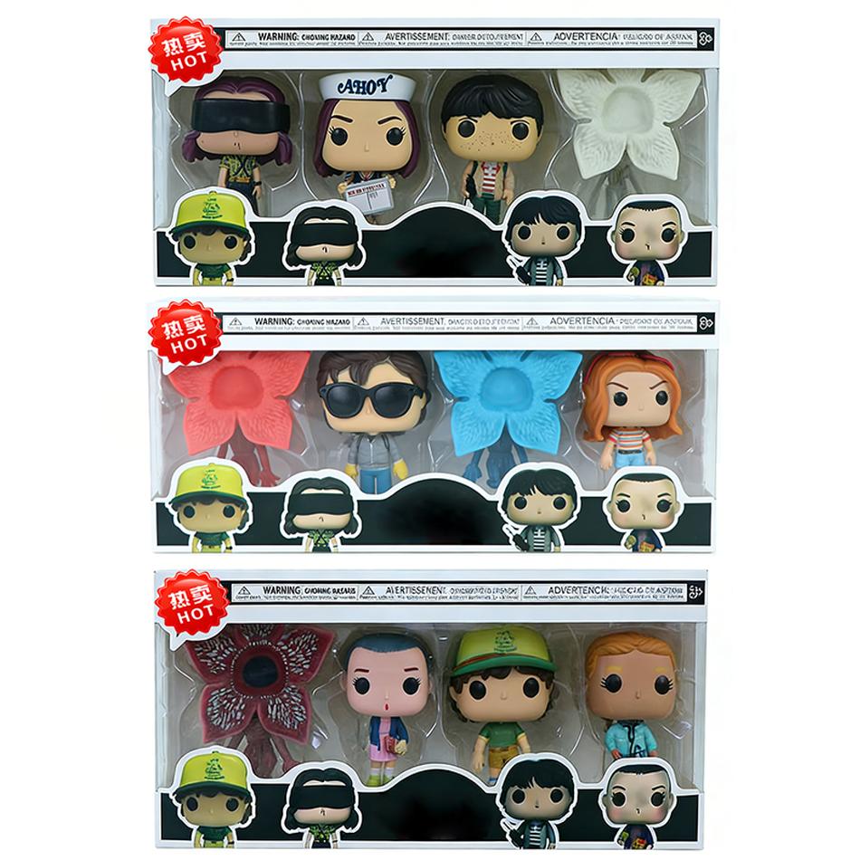 In Stock Movie Character Figures 3-Piece Set Creative Cute Desktop Ornaments Surprise Gift Box Holiday Surprise Gift