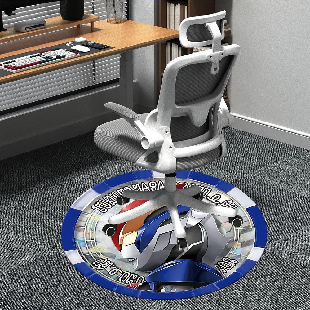 

1pc ultraman Chair Carpet for Office Non Slip, Machine Washable Rug for Office, Room Holiday Decor for Christmas, Birthday Polyester 80cm