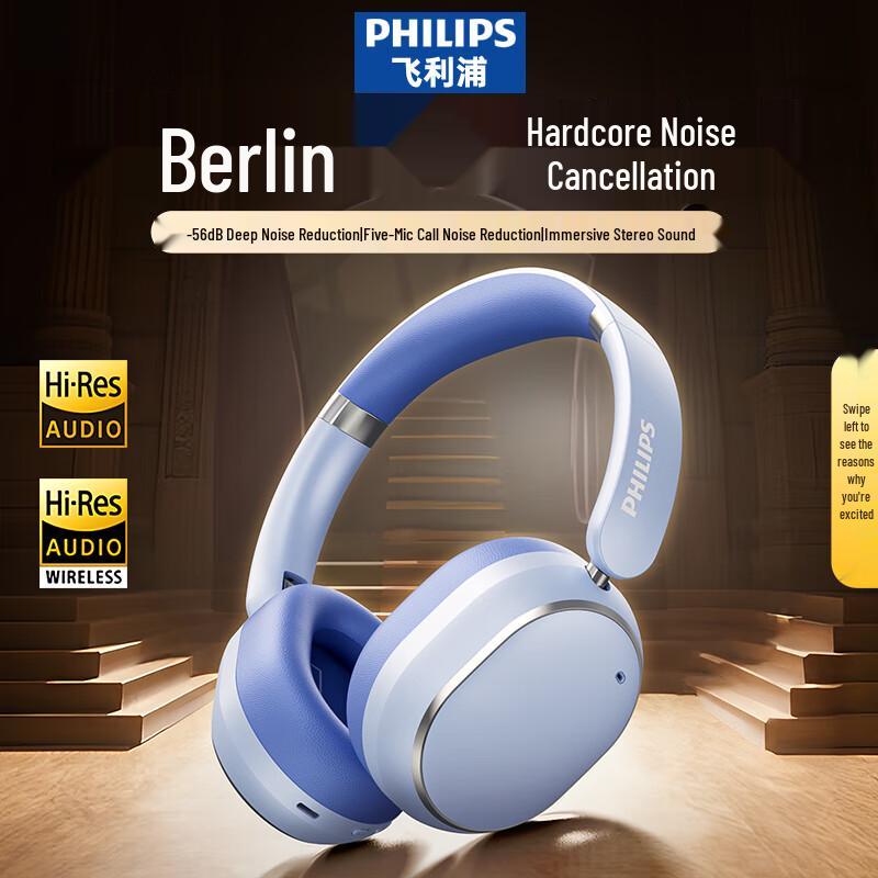 Philips Wireless Over-Ear Bluetooth Headphones