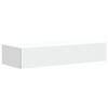 Wall Mounted Side Table White 87.5 X 34.5 X 17 Cm
