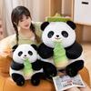 Cute Giant Panda Plush Doll Cartoon Hug Bamboo Panda Doll Children'S Birthday Gift Hug Sleeping Pillow