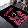 Gorillaz Teppich für Wohnzimmer Schlafzimmer Zuhause Sofadekoration, Kinder Spiel rutschfeste Bodenmatte