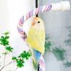 Comfortable Grip DIY Bendable Perch for Birds Cotton Rope Parrot Standing Perch  Cage Enrichment