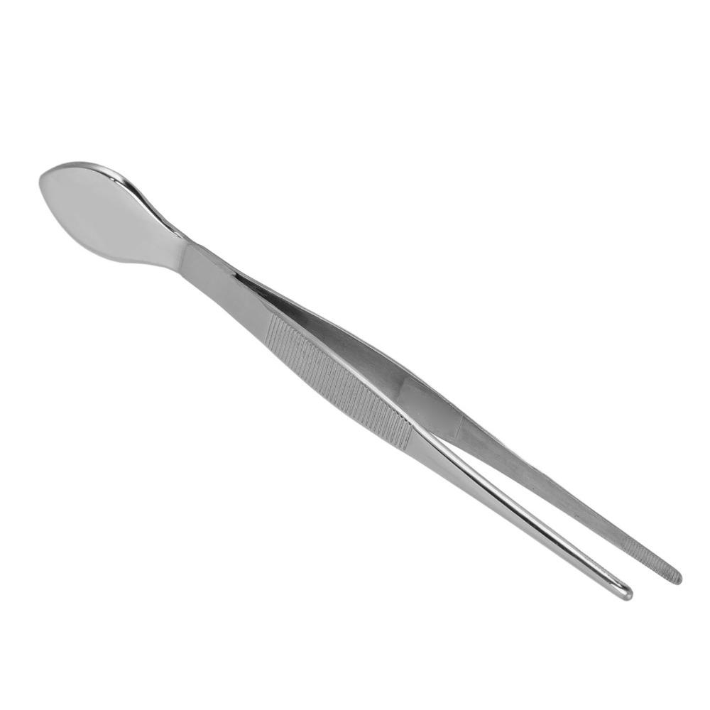 2PCS Straight Tips Bonsai Tweezers Stainless Steel Serrated Tweezers Straight Tweezers Plant Care