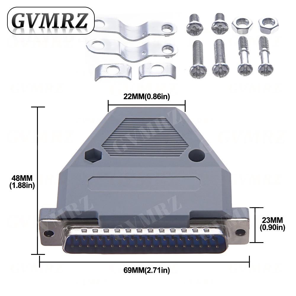 2Set DB9 Adapter Connector Core DB15 DB25 DB37 RS232 Serial COM Plug Connectors Hole/Pin Female Male Port Socket D Sub DP9