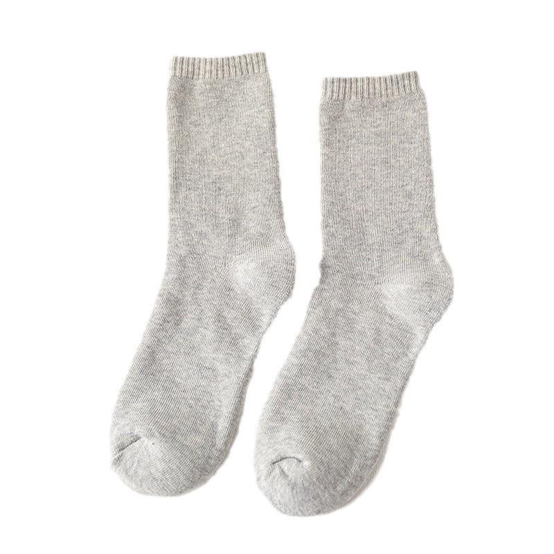 Men’s Cold-Resistant Long Wool Socks - Thickened, Warm, Velvet, Deodorizing Winter Wear