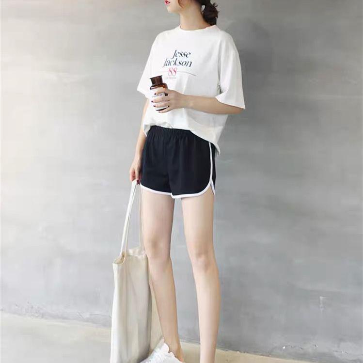 Women's Wide-Leg High-Waisted Casual Shorts - Korean Style, Loose, Thin, Summer Cool, and Sporty Hot Pants