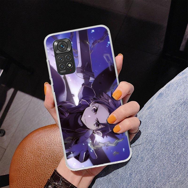 Sword Art Online Anime Handyhülle für Handyhülle für Xiaomi Redmi Note 15 14 14S 13 Pro Plus 12 12S 11S 11E 10S 10 11T 5G Einzigartig