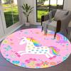 1pc Office Carpet Chair Mats Unicorn Fantasy Garden Party Perfect for Decorating Office Chairs, Living Rooms, Or Bedrooms