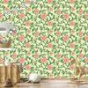 Lime and Green Flowers Wallpaper for Living Room and Bedroom 50x1000