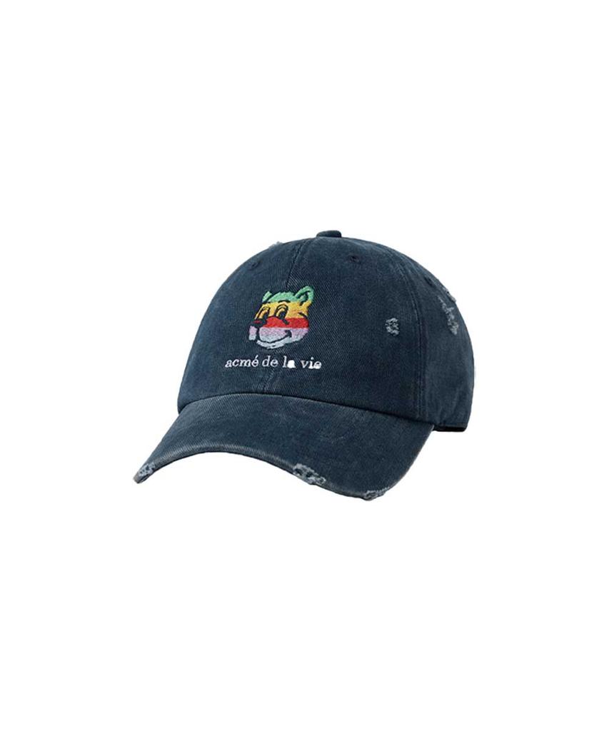 ACME DE LA VIE Colorful Ac Bear Embo Damage Ball Cap (3Color)