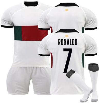 22/23 Portugal Away Football Jerseys Shorts Socks Set New Shorts Socks Adult Sizes Outfits