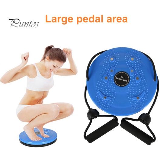 Fitness Journey Excitement Women Body Shaping Waist Twister Magnetic Stone Whisper Disc Exerciser with Pull Rope Home Slimming Twisting Plate