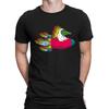 SPACE CROC Mens Funny  T-Shirt Trippy Crocodile Spaceship Astronaut Fun