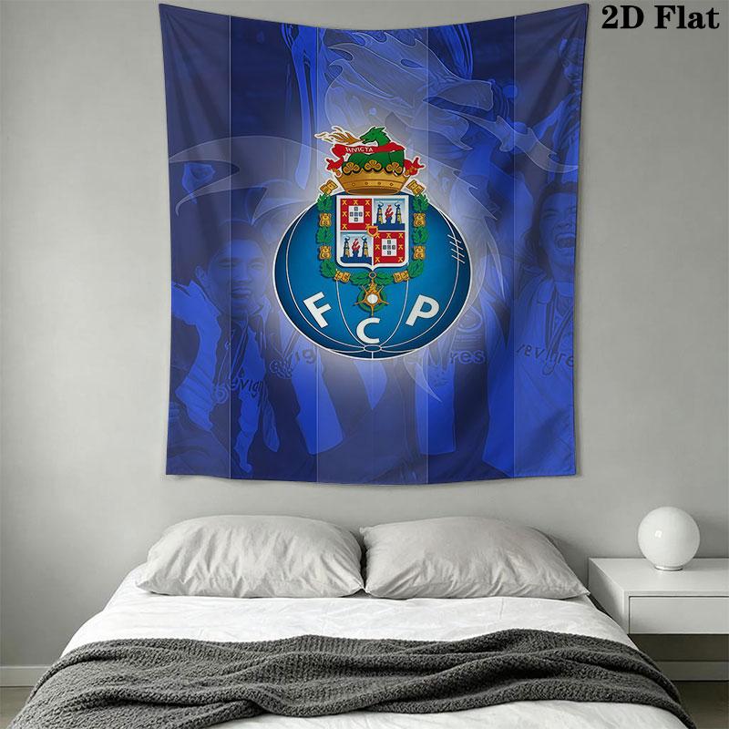 FC Porto club Wall Hanging Printed Fabric Blanket Decorative Tapestries for Bedroom Living Room Home Decor