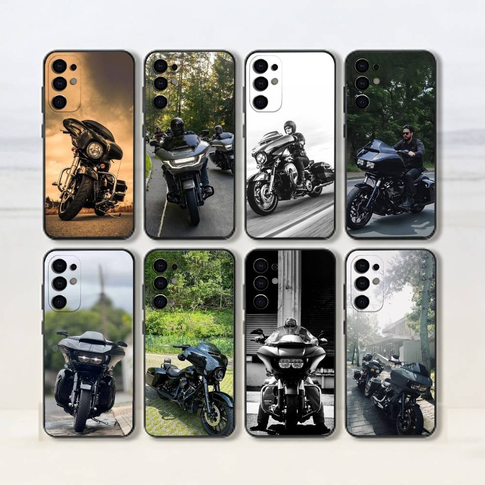 Street Glide Phone Case For Samsung S25,S24,S21,S22,S23,S30,Ultra,S20,Plus,Fe,Lite,Note,10,Black Cover