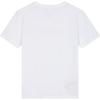 Calvin Klein Letter Print Pullover Crew Neck Short Sleeve T-Shirt Women Tops White 47AB805-YAA