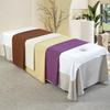 80x200cm Bedding Table Cover For Spa Clubs Beauty Bed Sheet Breathable With Hole Solid Color Massage Bed Cover Skin Friendly