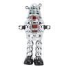 Metal Fencing Robot Adult Clockwork Walking Figurine Toy for Collection Birthday Holiday Gift