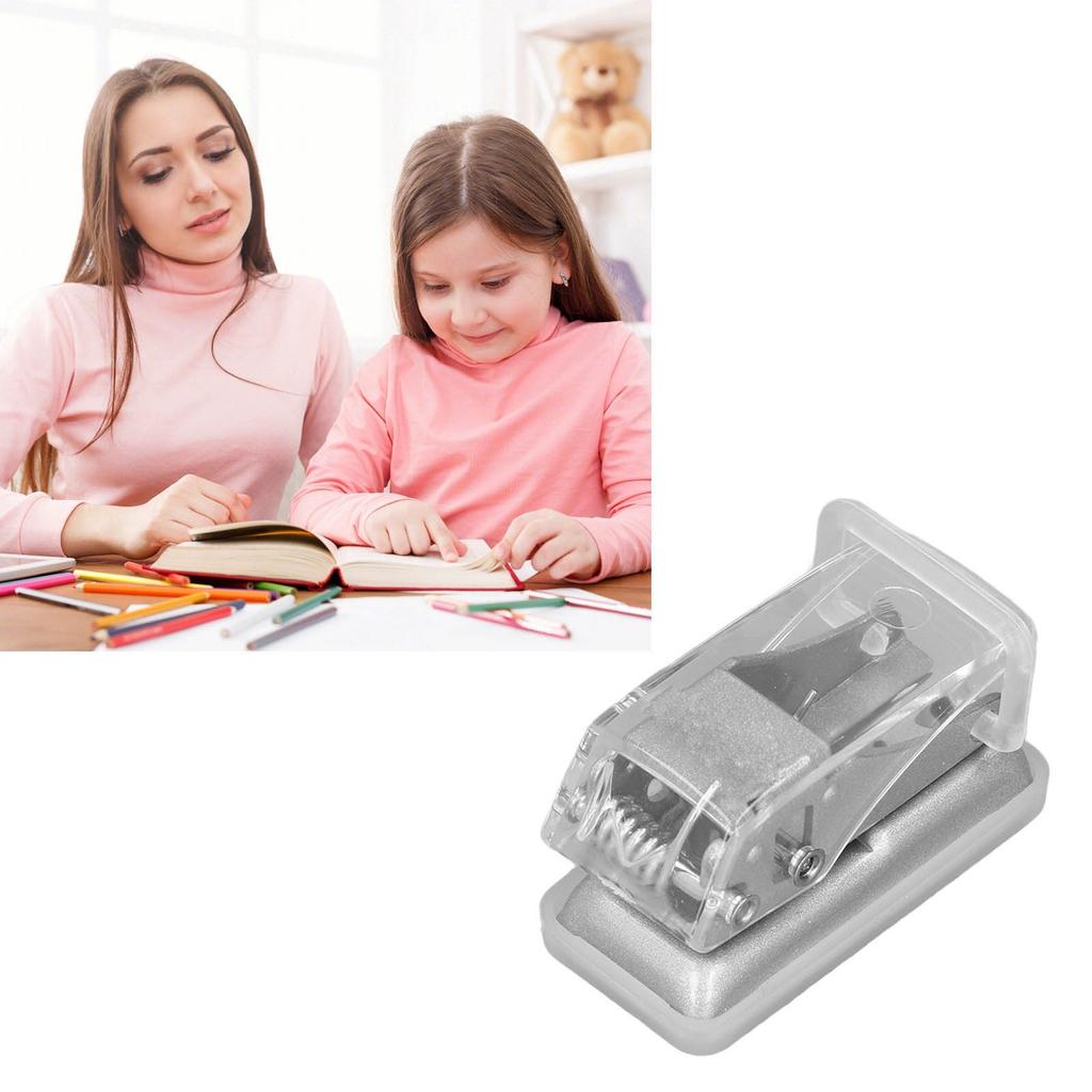 Perfurador de Furos Branco   Perfurador Manual de Furo Único Portátil para Scrapbooks Cartões de Papel Artesanato Papelaria