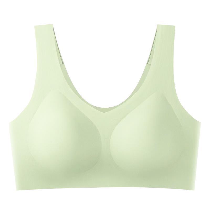 Women's Seamless Cloud Vest: Comfortable, Breathable, One-Piece No-Steel Sports & Sleep Bra