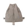 Schoolbag Korean ins Simple Couple Bag Large Capacity Bucket School Bag Nylon Backpack Drawstring Strap One Shoulder Crossbody Bag