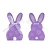 WTEMPO DIY Ribbon Bow Gift Boxes Cute Rabbit Design Easter Foldable Printed Paper Baskets Spring Party Wedding Birthday Festive Decor Treat Boxes