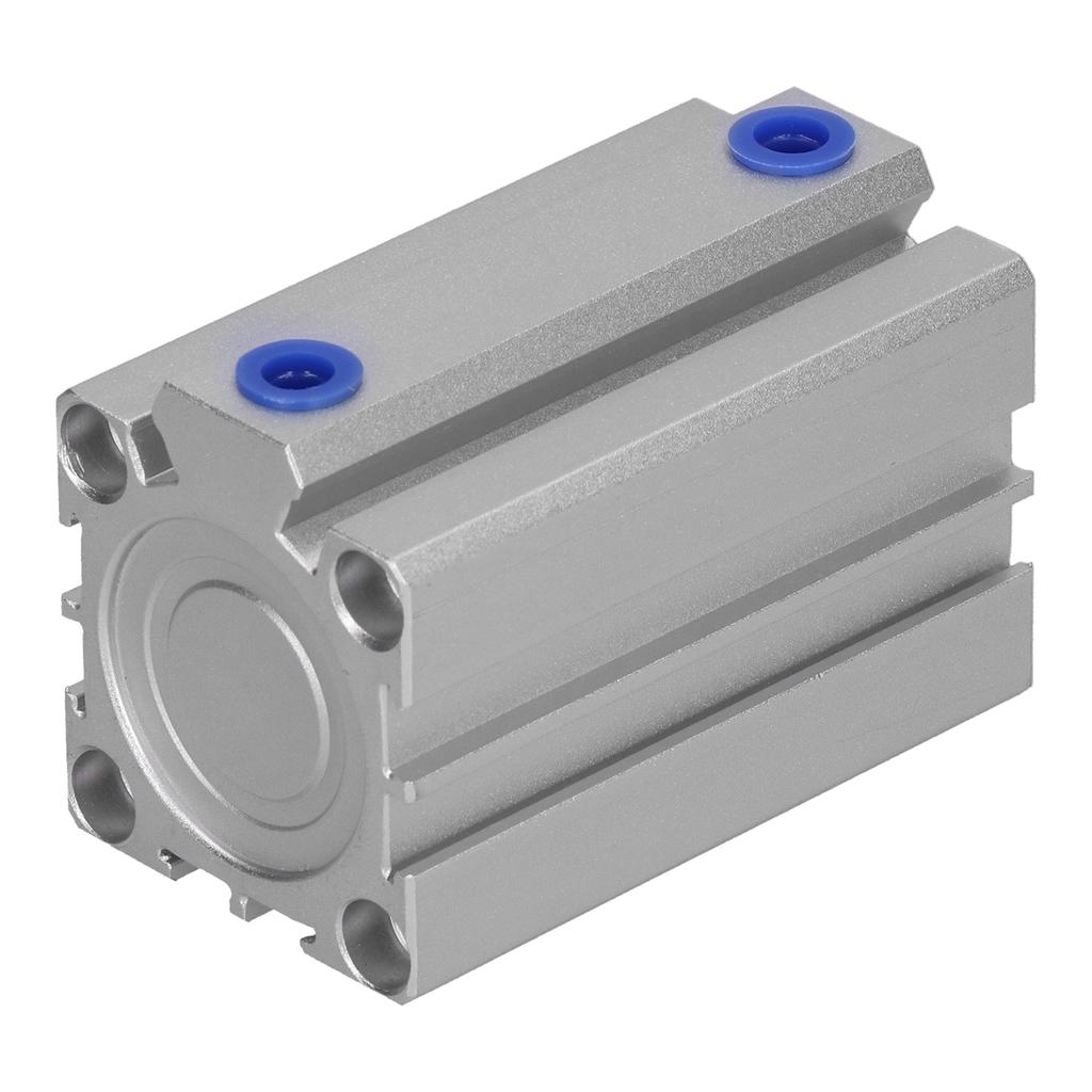 Thin Air Cylinder Aluminum Dual Acting Bearing Guide Pneumatic Accessories PT18 Bore 32mmSDA32X75