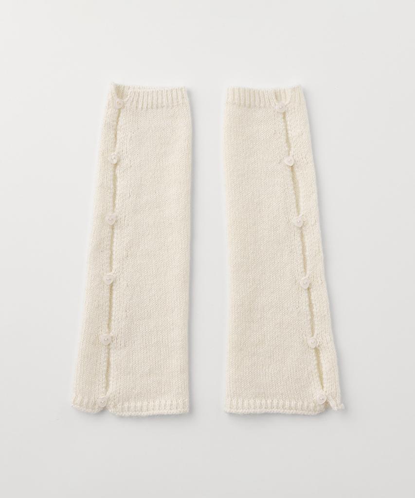 Selliteiljeu Half Knit Warmer Set_Ivory