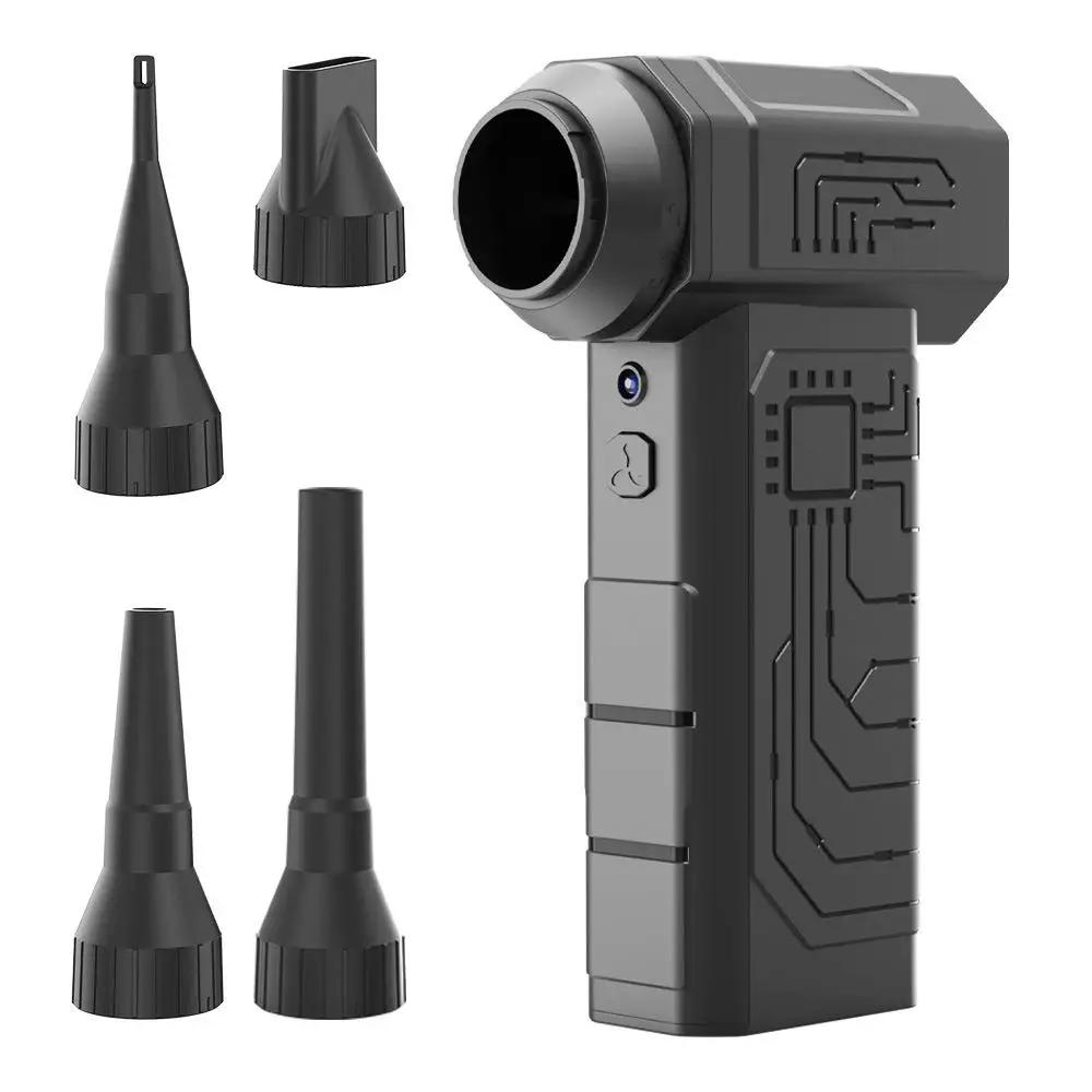 990,000RPM High Speed Upgraded Turbo Air Blower Brushless Wireless Outdoor Camping Fan M6Q1