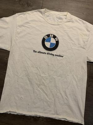 Vintage 90s Car Promo Reprint T-Shirt Retro Racing Machine Graphic White Tee Unisex T-Shirt
