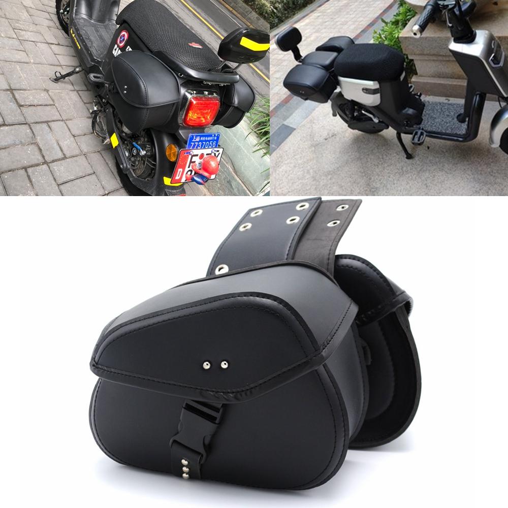 

1Pair Motorcycle Saddlebag Saddle Bags Side Tool Luggage Bags Storage Tool Pouch Motorcycle Bag For BMW harley yamaha