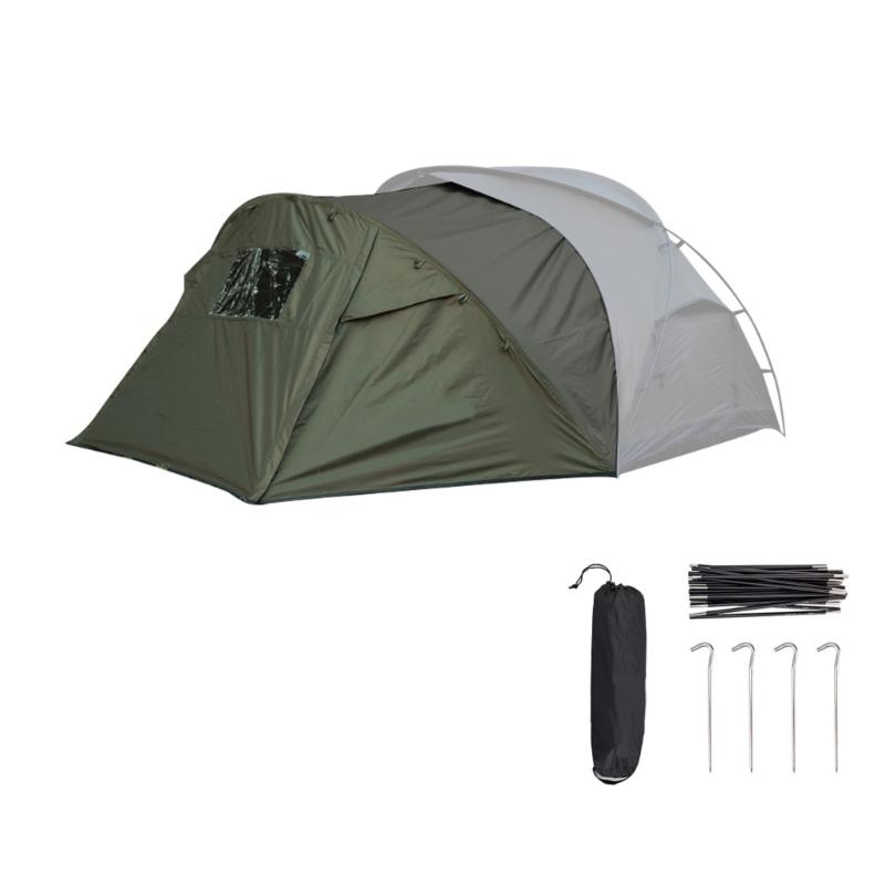Camp Tent Extended Front for Outdoor Camping Includes  Porch and Breathable Hole, Family Camping Tent Easy to Setups