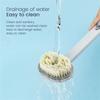 Long Handle Liquid Bath Brush Bathroom Body Brushes Back Body Bath Shower Sponge Exfoliating Scrub Massager Skin Cleaning Tools