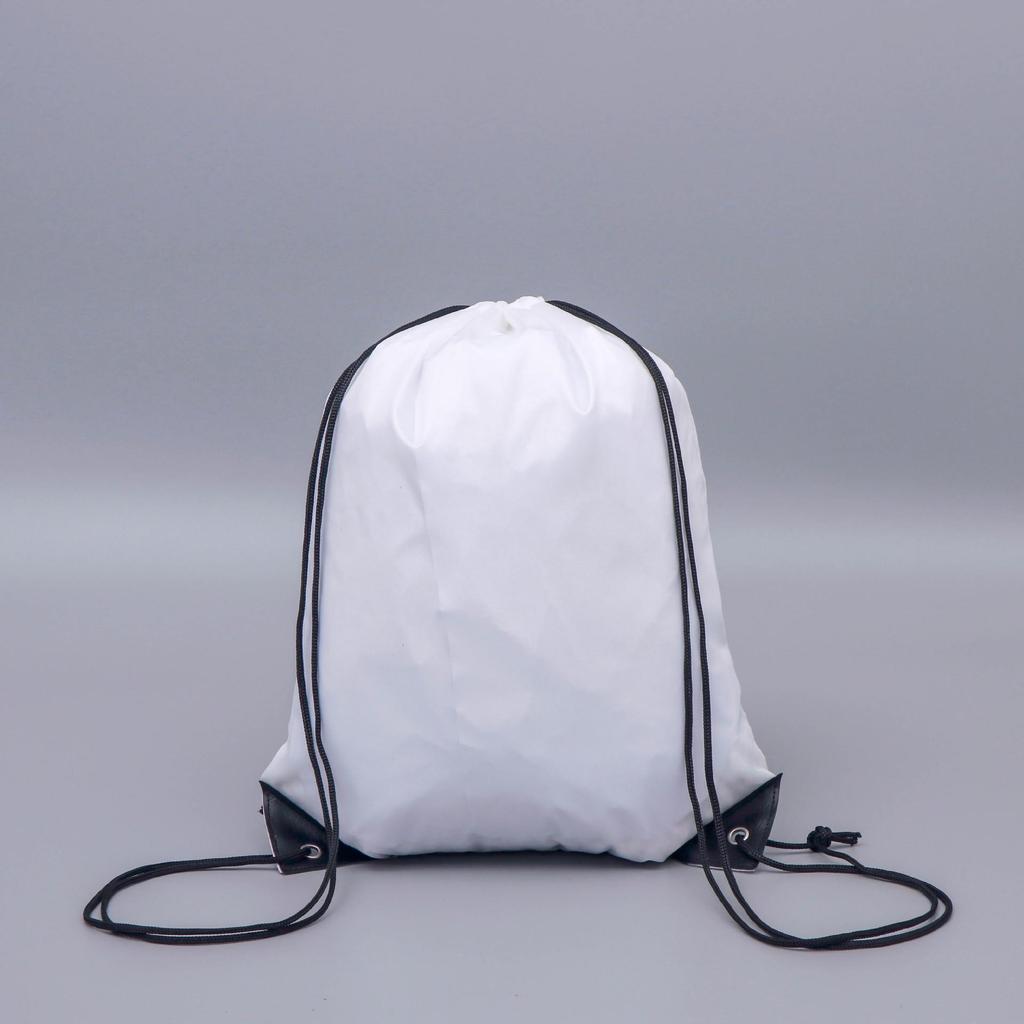 Rainbow Double Shoulder Drawstring Backpack - 210D Polyester, Customizable Logo, Ideal for Sports or Gym.