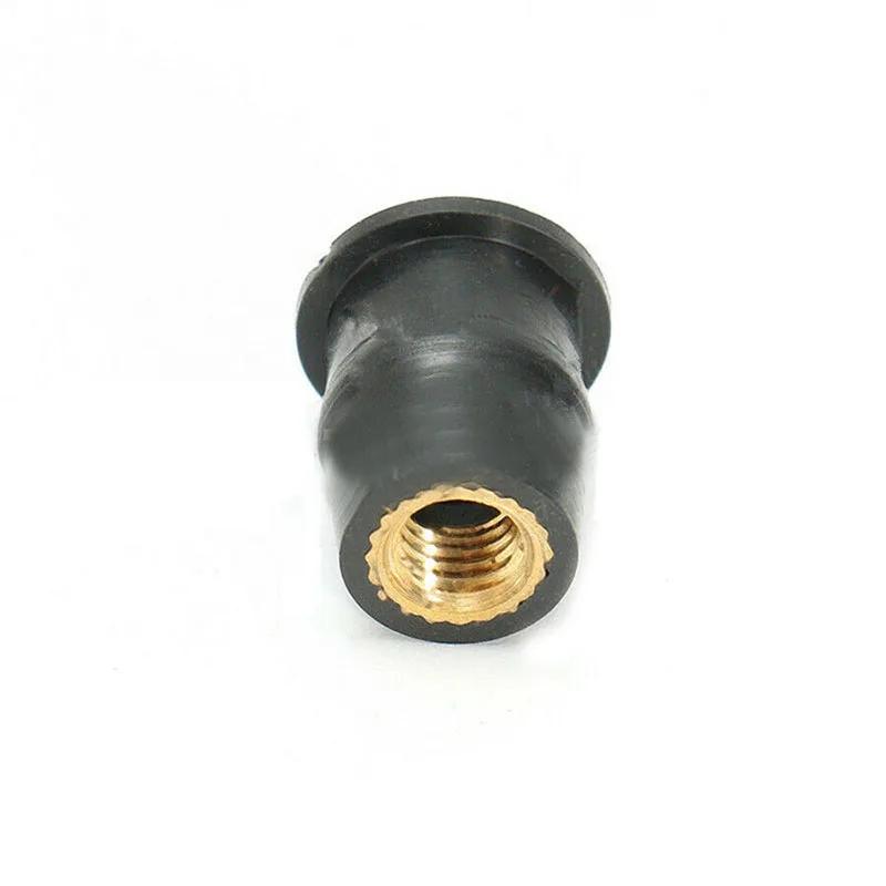 10PCS Universal M5 Rubber Nuts Motorcycle Windscreen Windshield Bolts Screws Nut Fastener for Honda Suzuki Yamaha Kawasaki