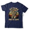 Otters Make Me Happy Tshirt Unisex Kids Wildlife Cute Furry Animals
