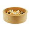 Dry Pool 90x30 Velvet Soft Carmel with 200 Balls: Beige, Old Gold, Gold, Opalescent