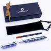 [Lachieva] Rollerball Pen Natural Shell Abalone German Nib Blue