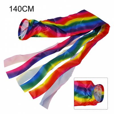 70/140cm Windsack Flagge Camping Bunte Bänder Outdoor