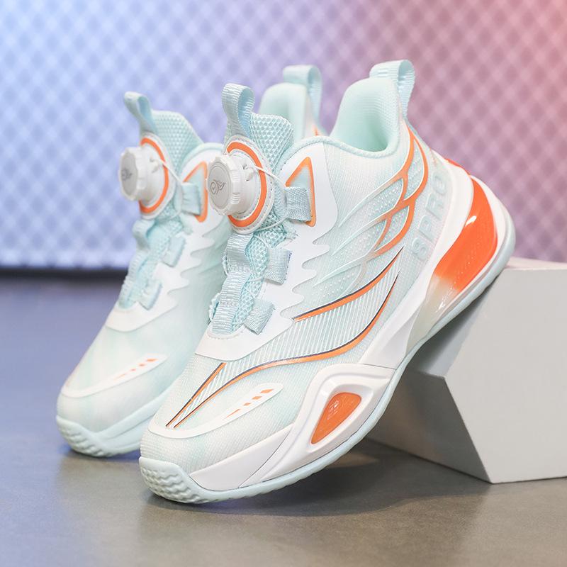 Teen Boys' & Girls' Breathable, Wear-Resistant Basketball & Running Sneakers