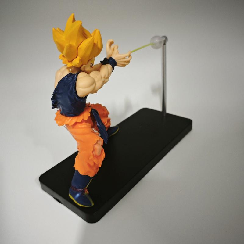 In Stock Dragon Ball Son Goku Light Lamp Model Kakarotto Kamehameha Wave Magnetic Ornament Anime Action Figure Collectible Gift