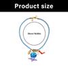 Versatile Oceanics Resin Pendant Necklace Adjustable Chain Designs Ideal for Swimwears and Holiday Accessories